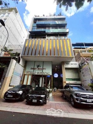 cho thuê nhà mt 17b hồ xuân hương p.võ thị sáu q3 dt 12x20m hầm trệt lửng 5lầu thang máy giá 250tr