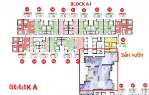 bcons new sky hiếm căn đẹp: tháp a2 căn 17 47m² & 55m² view hồ, sân vườn