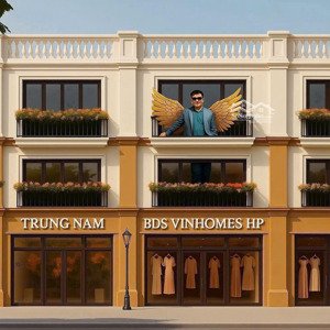 bán shophouse 90m2 xây 3 tầng hp-777 vũ yên view hồ + sân golf giá 9.335 tỷ ,