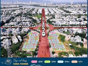 căn hộ cora tower 1pn+ view sông biển, chính sách tài chính nhẹ cho nhà đầu tư