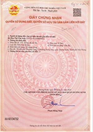 Bán đất Hưng Đạo - Dương Kinh - Hải Phòng