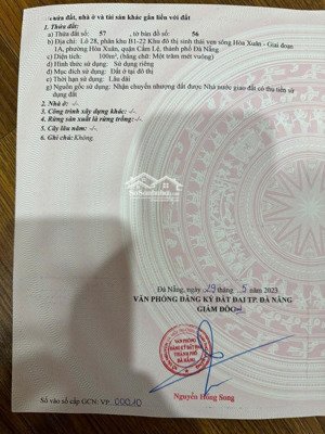 bán đất mặt tiền nguyễn phước lan giá rẻ b1.22 lô 2x giá chỉ 14tỷ4. lh: 