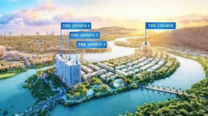 dự kiến 1tỷ9 có ngay căn studio onsen 2 hướng đông nam view toàn đảo charmora city - sun nha trang