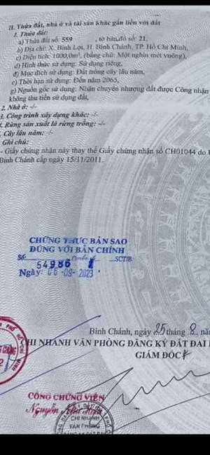 kẹt cần bán nhanh đất sổ riêng 1000m thuộc bình chánh tphcm giá rẻ 2.8 tỷ lh ngay 
