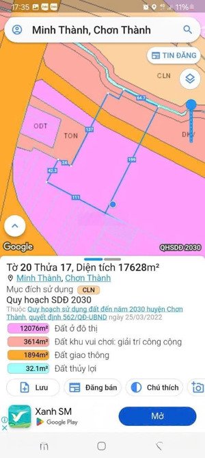 chủ hạ giá từ 120 tỷ còn 79 tỷ 63.625,6 m² đất vàng ngay nút giao cao chơn thành tp.hcm đắk nông