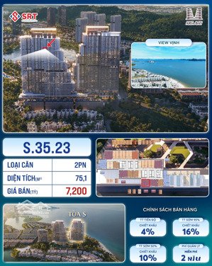 bán căn 2 ngủ dự án aria bay hạ long