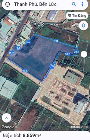 đất kho xưởng 8800m2 tmdv skc mt đường nguyễn hữu trí, bến lức,tây ninh
san lấp xây rào 18 triệu/m2