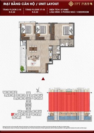 độc quyền căn góc fpt 4 _ 3pn _ view quảng trường tầng cao giá 5,3 tỷ