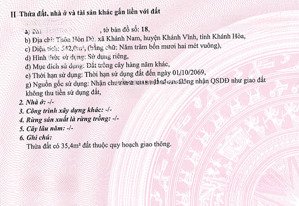 chỉ với 750tr sở hữu ngay 1070m2 đất vườn - xã khánh nam - khánh vĩnh!