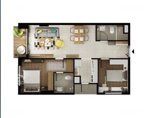 *** cho thuê căn hộ rivera park saigon, đồng tiến, 74m2, 2pn, nhà mới sơn và vệ sinh lại, giá 16tr