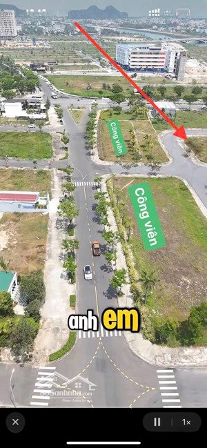 bán lô đất 152m2 ngang 8m . view công viên . khu r3 , sát sông . gần fpt complex . fpt đà nẵng