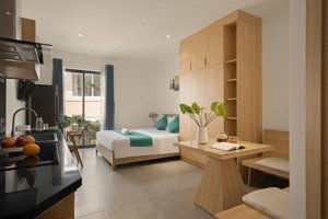 căn hộ studio 46m2 giá 7tr4 - phan xích long,phú nhuận - sát q1,3 - full nt - máy giặt riêng