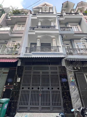 căn nhà 4 tầng hẻm nhựa 7m gần mặt tiền lê đình cẩn tân tạo, bình tân diện tích: 4 x 13.4m