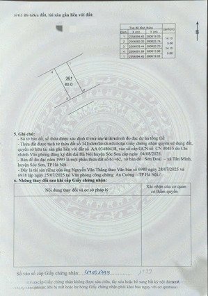 cc bán 80m2 sơn đoài, tân minh, sóc sơn, hn