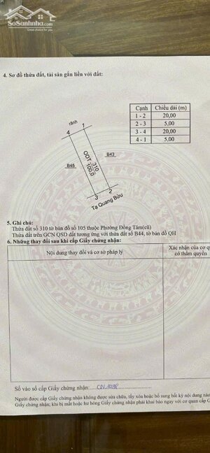 Bán nhà 3 tầng Tạ Quang Bửu, Đồng Tâm giá 5,6 tỷ. LH 0399.566.078