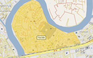 bán lô đất 2300m2 đường 64 phường thảo điền, quận 2 đất thổ cư đủ