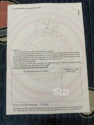 bán đất thanh oai, cạnh đường cienco, cạnh dự án vin olympic