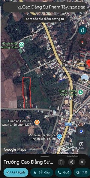 chính chủ bán đất ruộng gần tượng đài tp. tây ninh