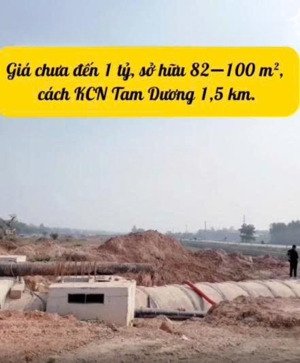 bán đất gần kcn tam dương 82100m², giá dưới 1 tỷ, đầu tư sinh lời