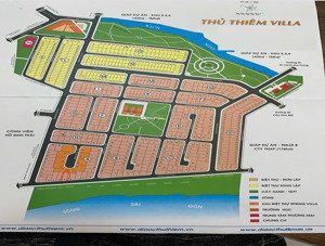 bán lô góc nền kdc villa thủ thiêm, p. thạnh mỹ lợi, q2, tp thủ đức