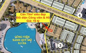 căn 75m2 đối diện công viên giá 16 tỷ. vị trí đẹp nhất noble tây thăng long