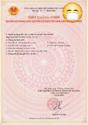 nhà đất bán chính chủ
diện tích 116m2 ( mặt tiền 6m, hậu 7m) có 2 mặt tiền giáp đường liên xã rộng