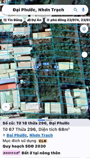 bán đất đại phước, nhơn trạch. đường xe ba gác đi thoải mái, sẵn sổ giao dịch, sang tên trong ngày