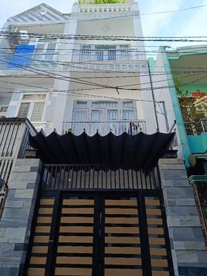 nhà mới tinh, 4 tầng, khu dân trí cao, 20 m ra hẻm xe hơi. phường 4 quận 8 (cũ). nhỉnh 6 tỏi