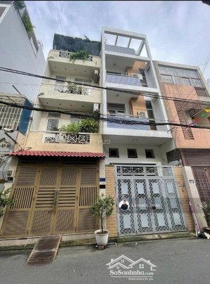 khu sang! hẻm 2 ô tô tránh nhau huỳnh văn bánh, pn. dt 4x17m - 68.5m2, 4 tầng kiên cố chỉ 17 tỷ tl