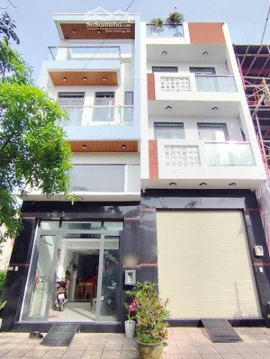 nhà đẹp- hẻm nhựa 8m có lề- gần 60m2 (4*15) - 5 tầng btct- thạnh lộc q12 -5.95tỷ