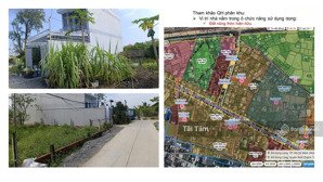 gần chợ hưng long đất ở ngang 5m 105m2, sổ 2025, ô tô thông 2 hướng đoàn nguyễn tuấn - đinh văn ước