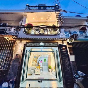 5.98 tỷ nhà mới 2 tầng đúc btct - full nội thất - hẻm xe hơi 4m - phạm văn chiêu - p8 - gò vấp.