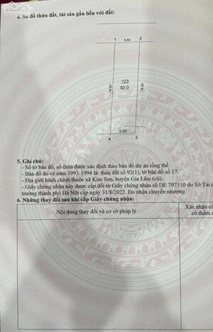 ÔTÔ THÔNG, LÔ GÓC 92M2 KIM SƠN, GIA LÂM, MT 5M, HẬU 5M, GẦN CHỢ, TRƯỜNG HỌC, GIÁ 65 TR/M2