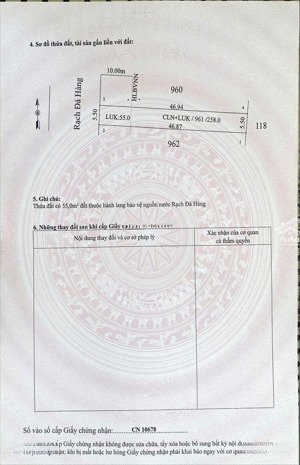 chỉ với 239tr sổ hữu ngay 5.5x46m, 258m2 sổ hồng riêng cách kcn chỉ hơn 1km