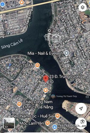 bán đất đảo vip hòa xuân-số 23 trung lương 10- gần sông rất đẹp.