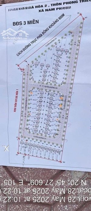 bán đất tại nam phong, 2,889 tỷ, 85.9m2, sổ đỏ đầy đủ