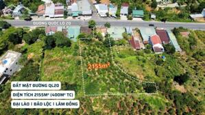 SIÊU PHẨM - BÁN ĐẤT MẶT TIỀN QUỐC LỘ 20 VỊ TRÍ ĐẮC ĐỊA XÃ ĐẠI LÀO, TP. BẢO LỘC, GIÁ ĐẦU TƯ