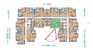 giá cực sốc! bán gấp căn hộ biển cao cấp the sang 2pn - võ nguyên giáp, cách biển mỹ khê chỉ 200m