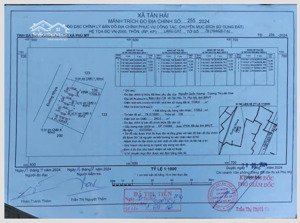 bán lô đất vị trí cực đẹp tại tân hải tp.hcm mới,1.670m2 có 240m2 thổ cư,đường nhựa 6m.