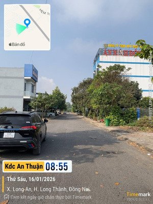 chủ cần bán nhanh lô 92.5m2 không trụ điện, không nắp cống, hướng nam, phía ql51 trong kdc an thuận