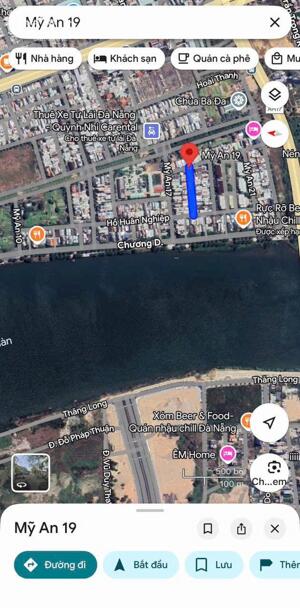 Bán đất MT đường MỸ AN 19 - Ngũ Hành Sơn (Khu Pháo hoa QT mới) Dt 96m2 giá 9ty5