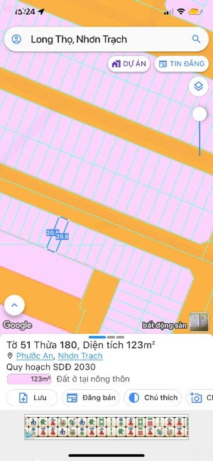 chính chủ gửi bán nhanh lô đất nên tại khu đô thị mới long thọ, giá đầu tư