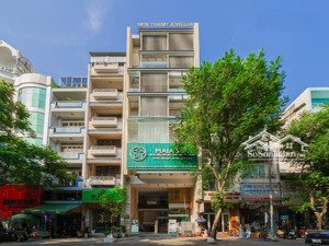 ngộp bank bán nhanh tòa nhà mặt tiền ngay phan văn trị - nhà 7 tầg 10x35m-hđ 300tr/thág. giá 35 tỷ