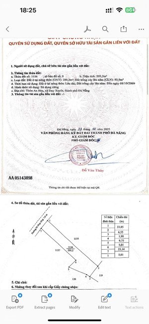 đất thổ cư, thành phố đà nẵng - 203m2 - giá đầu tư chỉ 3.2tr/m2 - đường ô tô