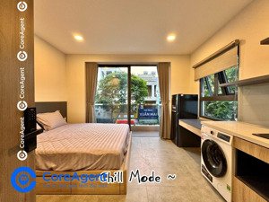 studio sang xịn mịn - mặt tiền vườn lài - ban công - nội thất cao cấp