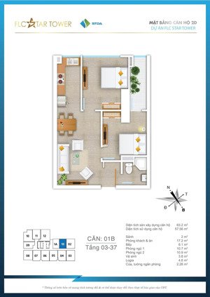 chốt nhanh 4.3tỷ với căn 60m2 tại flc quang trung, giá thấp nhất hiện tại
