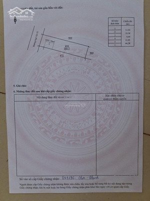 bán rất gấp 11 x 44,3m, giá 900 triệu mặt tiền ngô tất tố, phường chơn thành, đồng nai