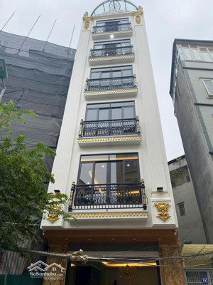 cho thuê nhà mới võ chí công xuân la 60m2 x 6 tầng thông sàn thang máy mt 5m thiết kế hiện đại 23tr