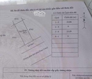 cần bán lô đất đường phân khu nam khu tthc tỉnh diện tích 206 m2 giá: 13 tỷ