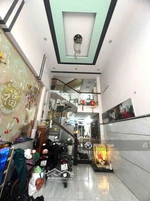 bán nhà khu vip lê văn quới - dt: 4m x 13m - 1 trệt 1 lửng 2 lầu st - giá 6,9 tỷ tl - hẻm 7m